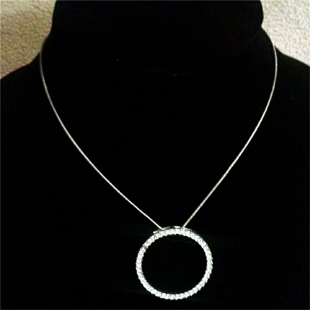 Silver Circle Necklace